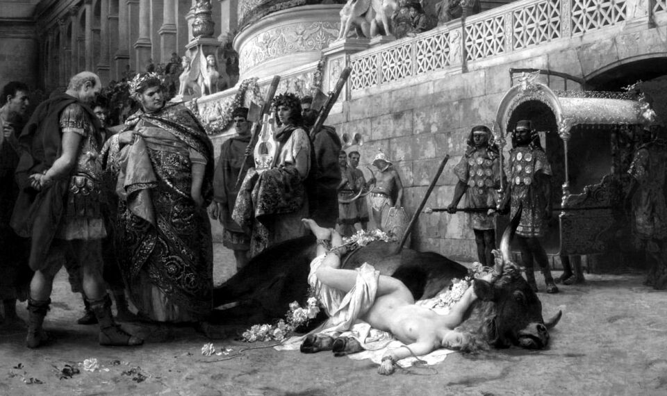 The persecution of the Christians under Rome