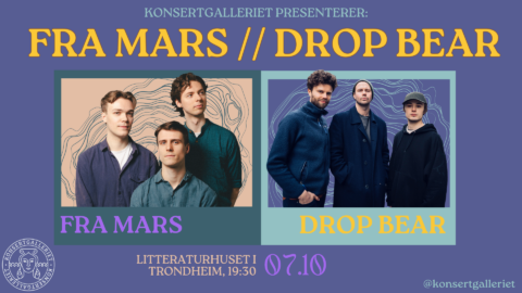 Konsert: Fra Mars og Drop Bear